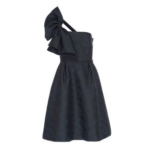 NWT DICE KAYEK ONE SHOULDER BOW DRESS